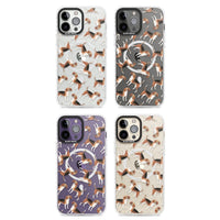 Beagle Watercolor Pattern