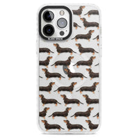 Dachshund Pattern Black Tan