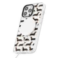 Dachshund Pattern Black Tan