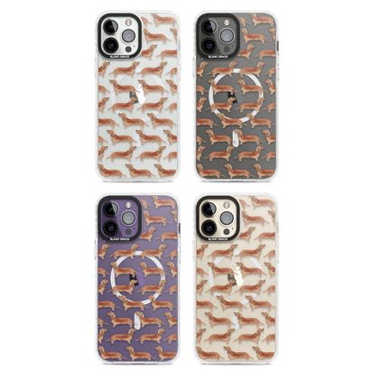 Dachshund Watercolor Dog Pattern