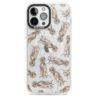 Weimaraner Watercolor Dog