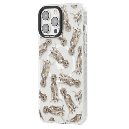 Weimaraner Watercolor Dog