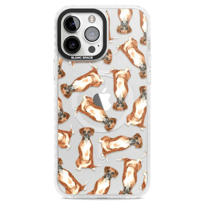 Boxer-Aquarell-Hundemuster