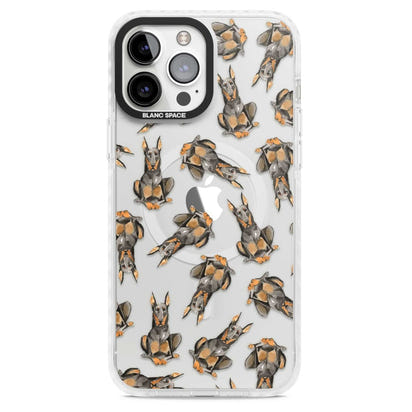 Doberman Watercolor Dog