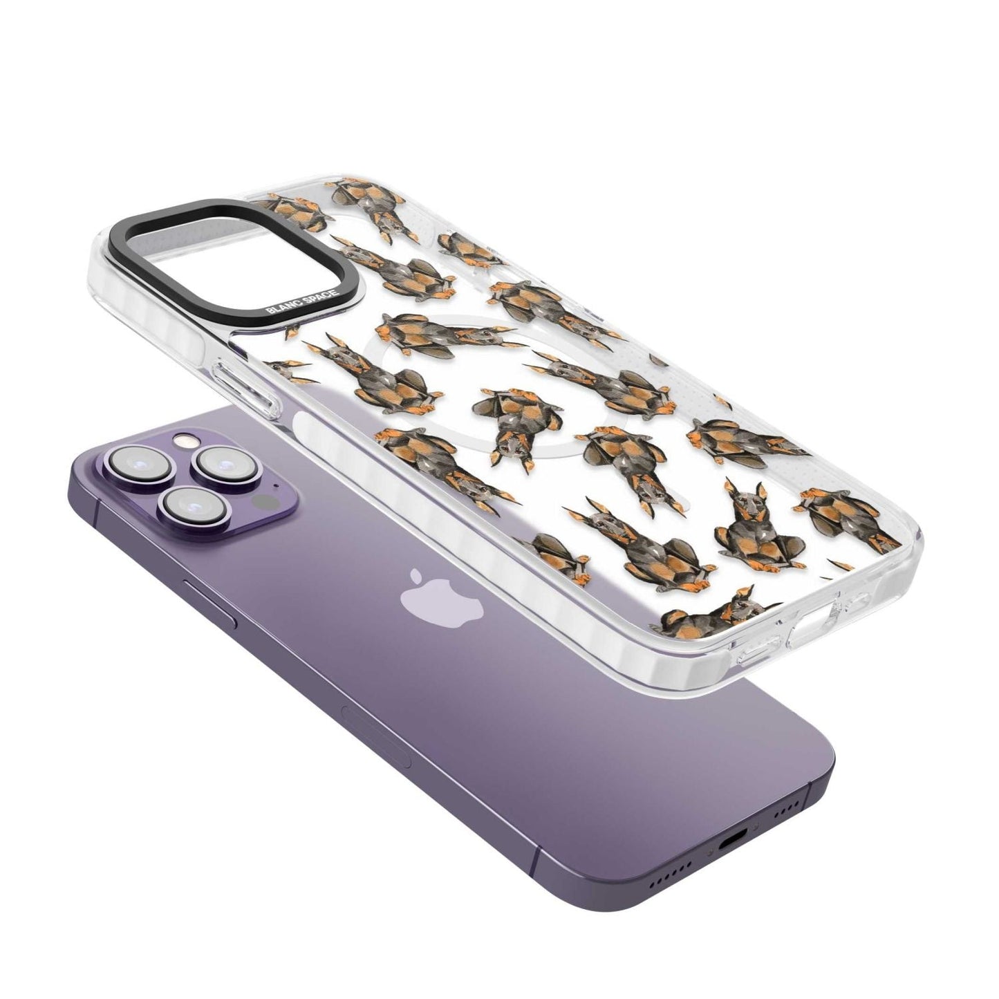 Doberman Watercolor Dog