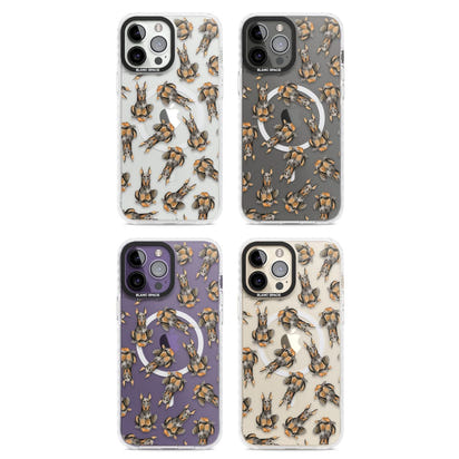 Doberman Watercolor Dog