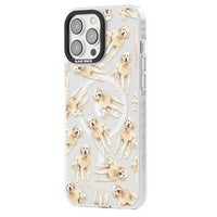 Goldendoodle Watercolour Dog Pattern