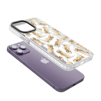 Motif aquarelle de Golden Retriever