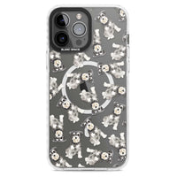 Aquarellzeichnung eines Zwergschnauzers