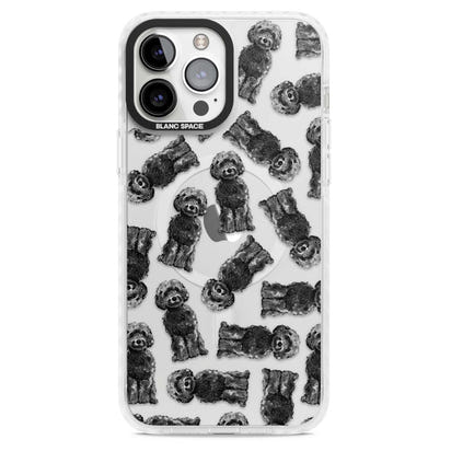 Black Cockapoo Watercolor