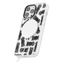 Black Cockapoo Watercolor