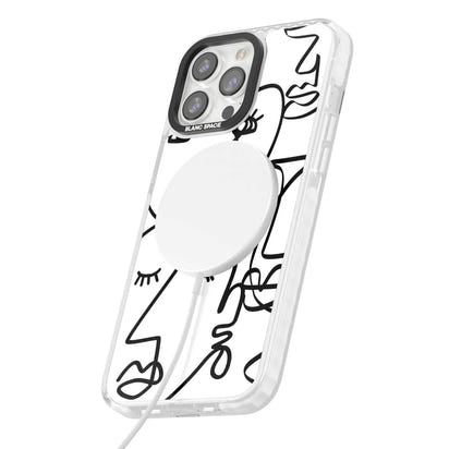 Art abstrait en noir et blanc