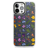 Grille de fleurs sauvages