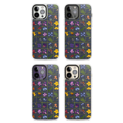 Grille de fleurs sauvages