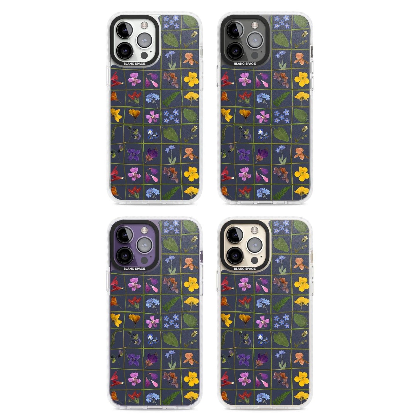 Grille de fleurs sauvages