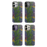 Busy Floral And Fern Design Navy