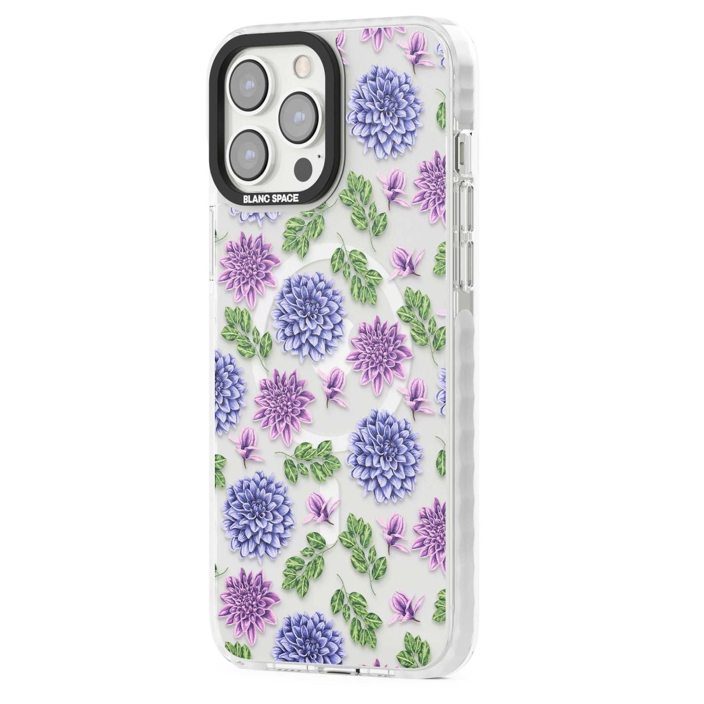 Purple Dahlias Floral