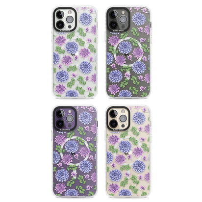 Purple Dahlias Floral