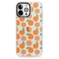 Orangefarbenes Muster