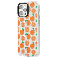 Orangefarbenes Muster