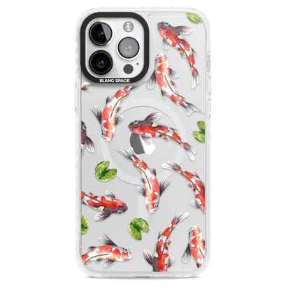 Aquarelle de poissons koi