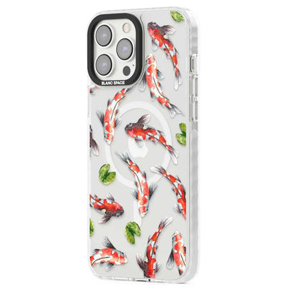 Aquarelle de poissons koi