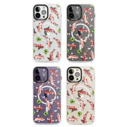 Aquarelle de poissons koi