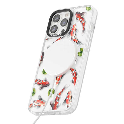 Aquarelle de poissons koi