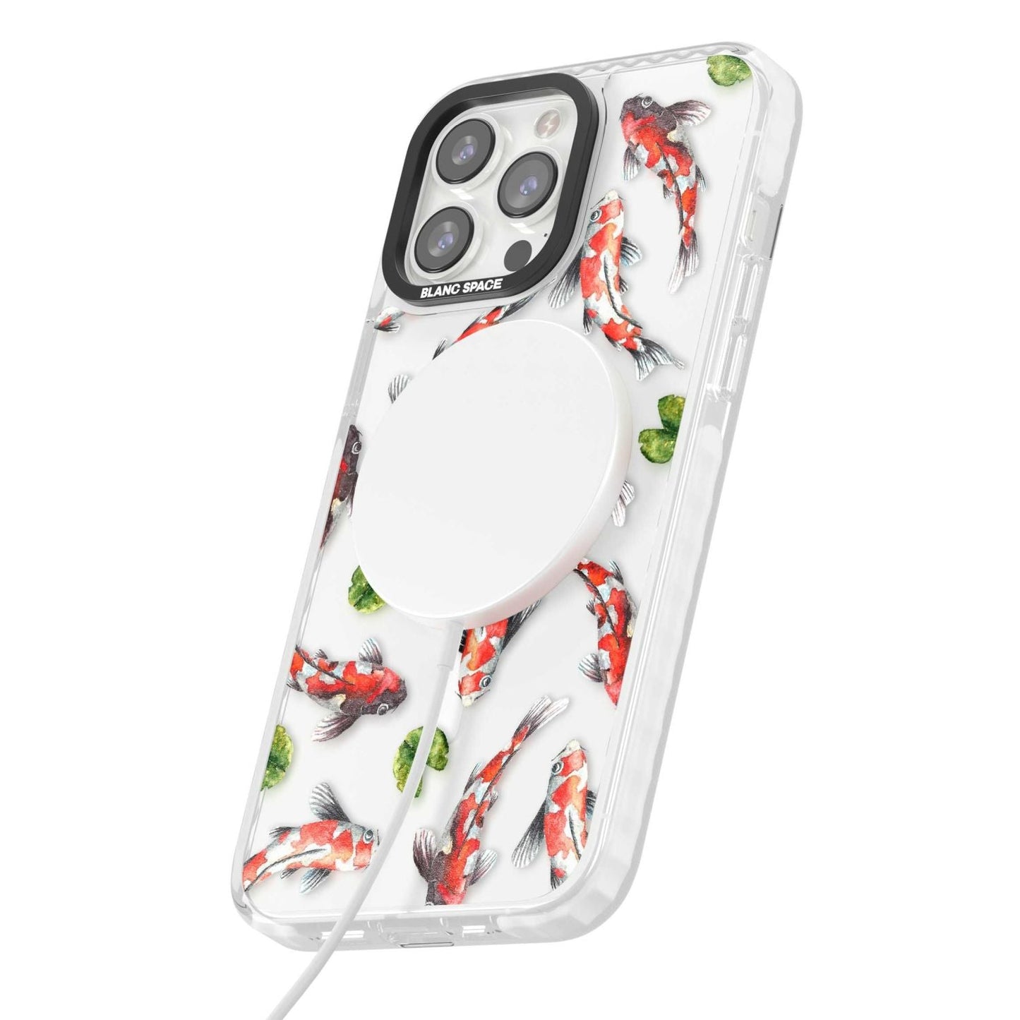 Aquarelle de poissons koi