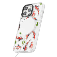 Aquarelle de poissons koi