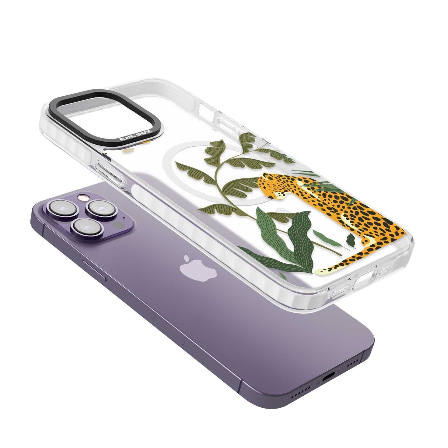 Grand motif de chat de la jungle