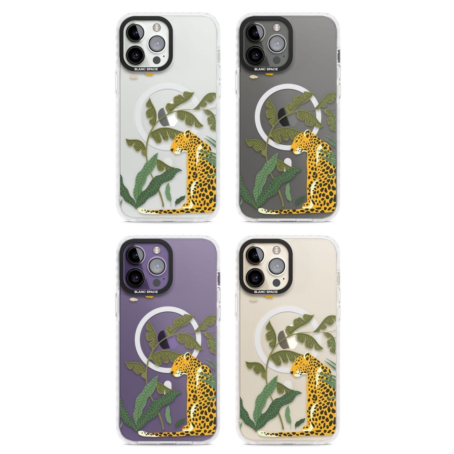 Grand motif de chat de la jungle