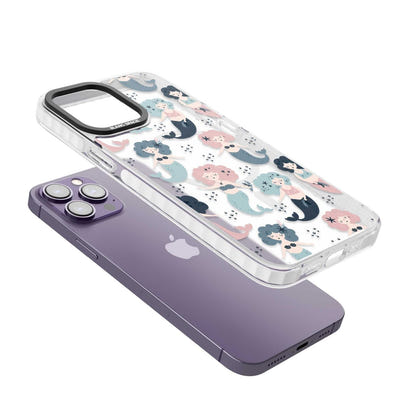 Pastellfarbene Meerjungfrauen