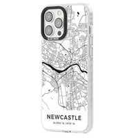 Stadtplan von Newcastle