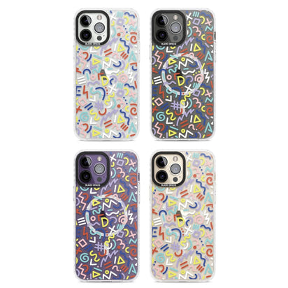 Motif rétro coloré