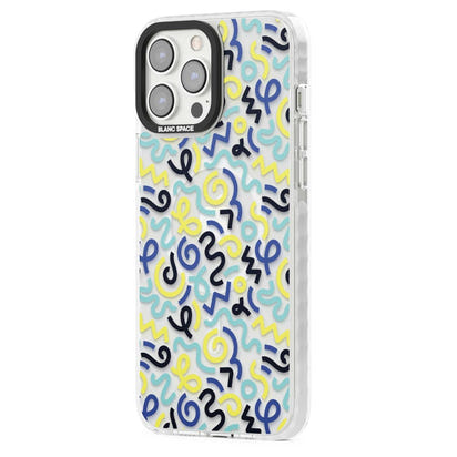 Blue & Yellow Memphis Retro