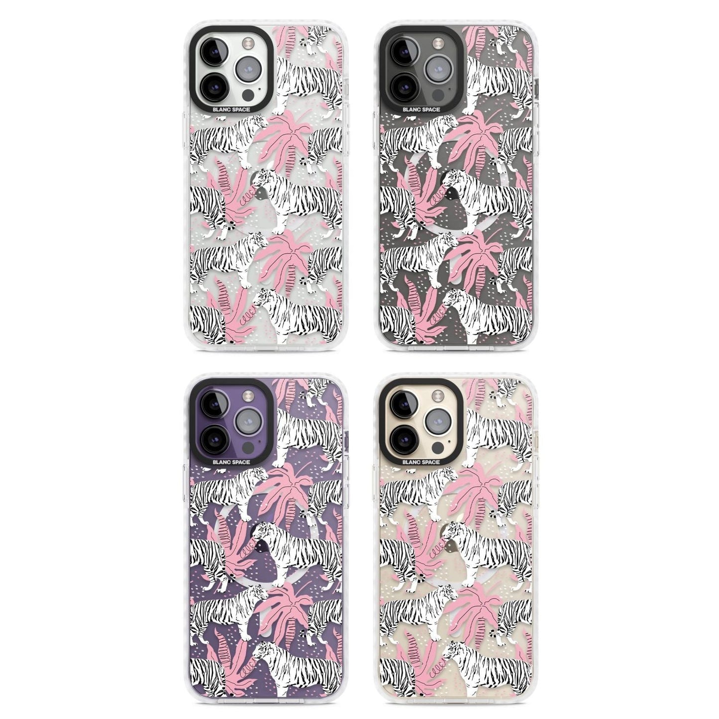 Rosa-weiße tropische Tiger