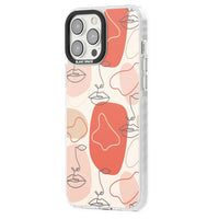 Abstract Face Line Art