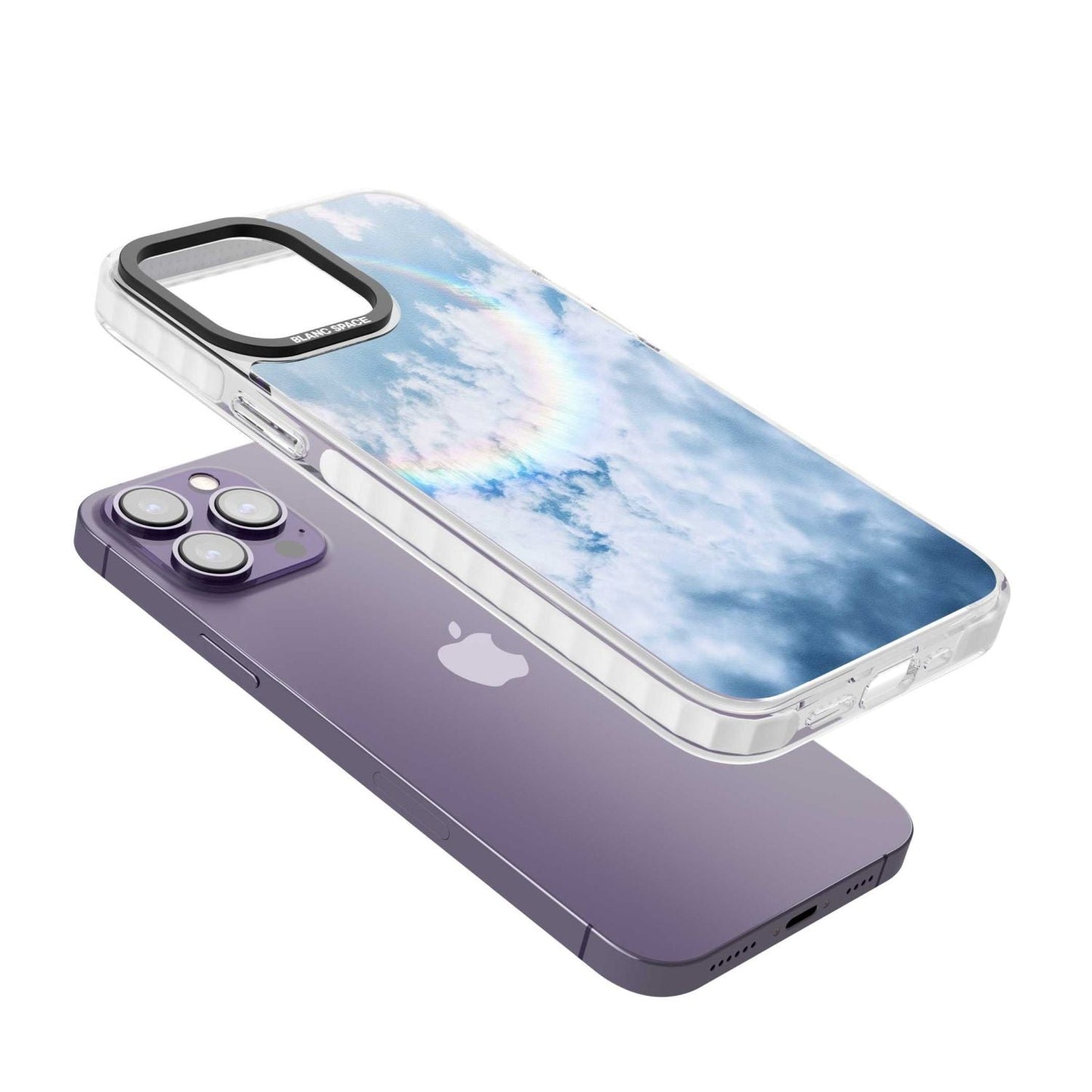 Pastellfarbener Regenbogenhimmel