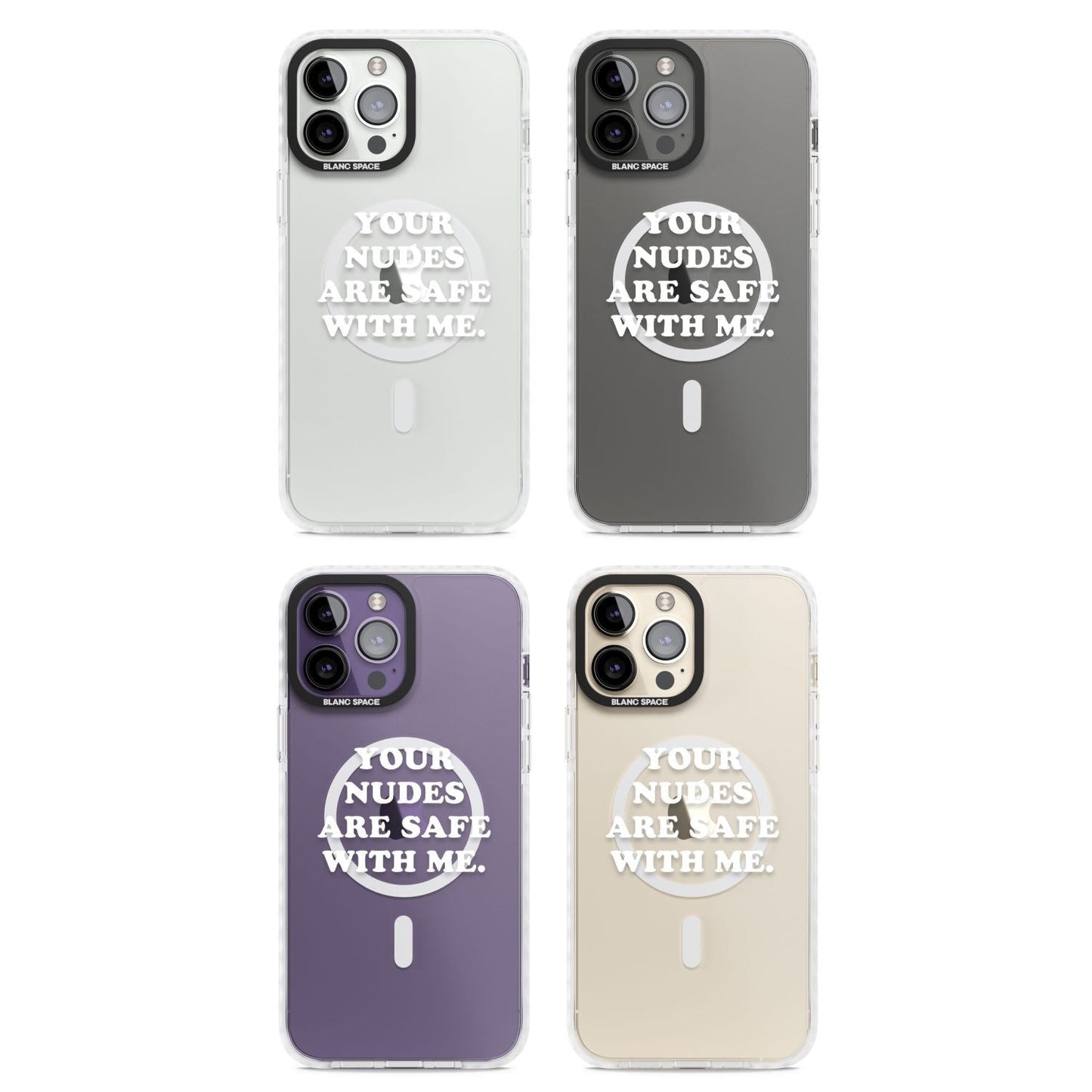 Vos photos nues sont blanches et sûres