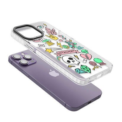 Autocollant introverti