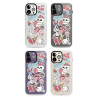 Autocollants Crâne et Fleurs