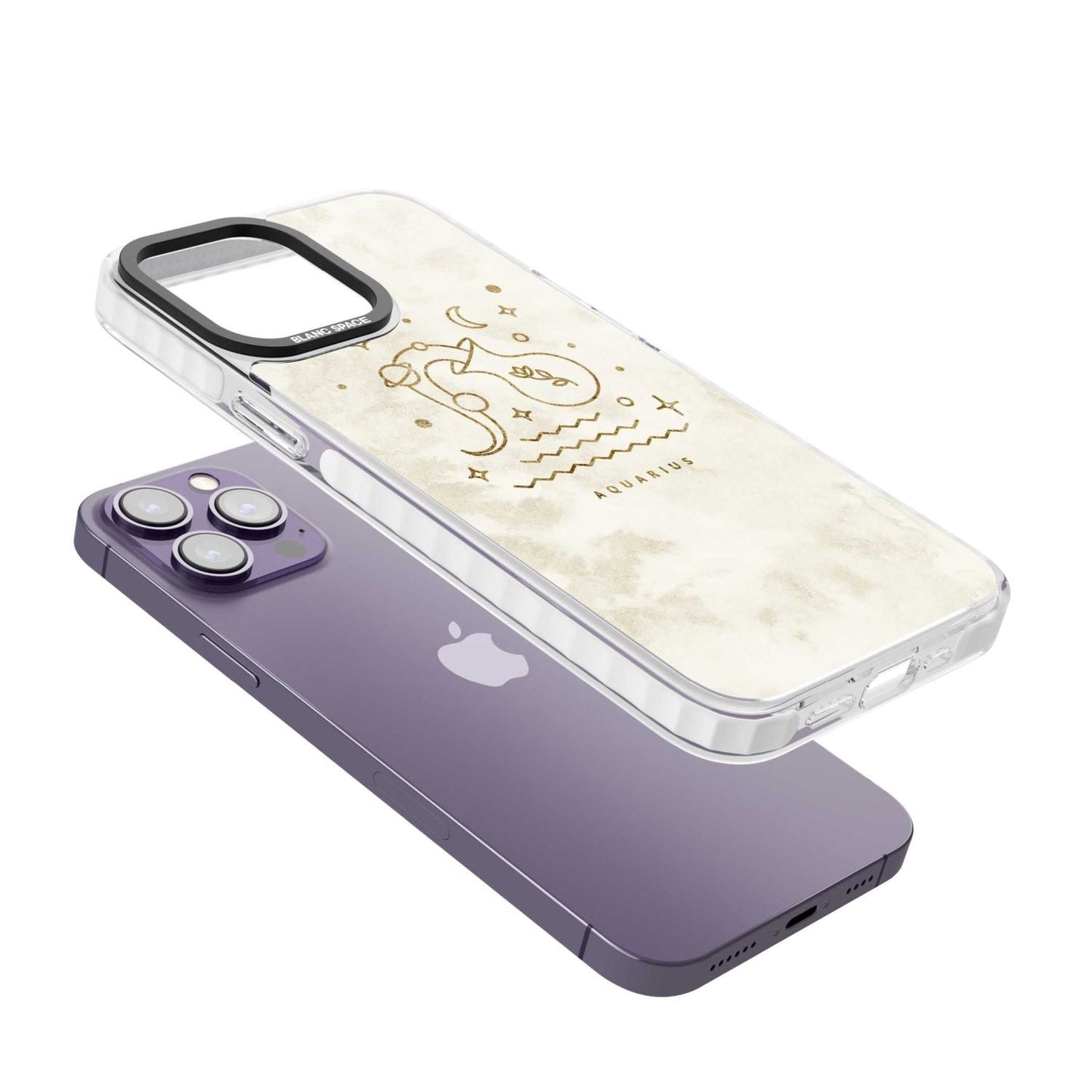 Goldenes Emblem des Wassermanns