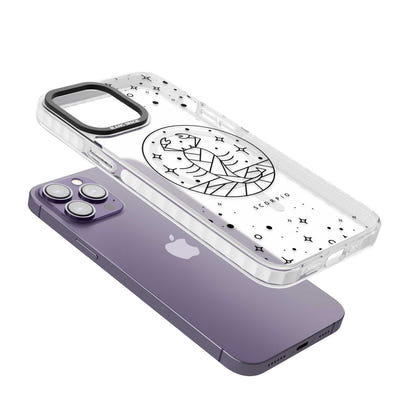 Emblème du Scorpion - Design Cosmique