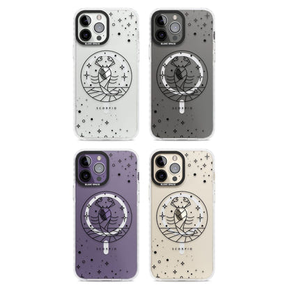 Emblème du Scorpion - Design Cosmique