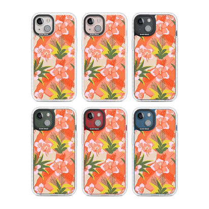 Hawaiian Flowers Abstract Pattern
