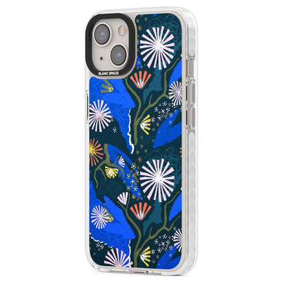 Dark Botanicals Abstract Pattern