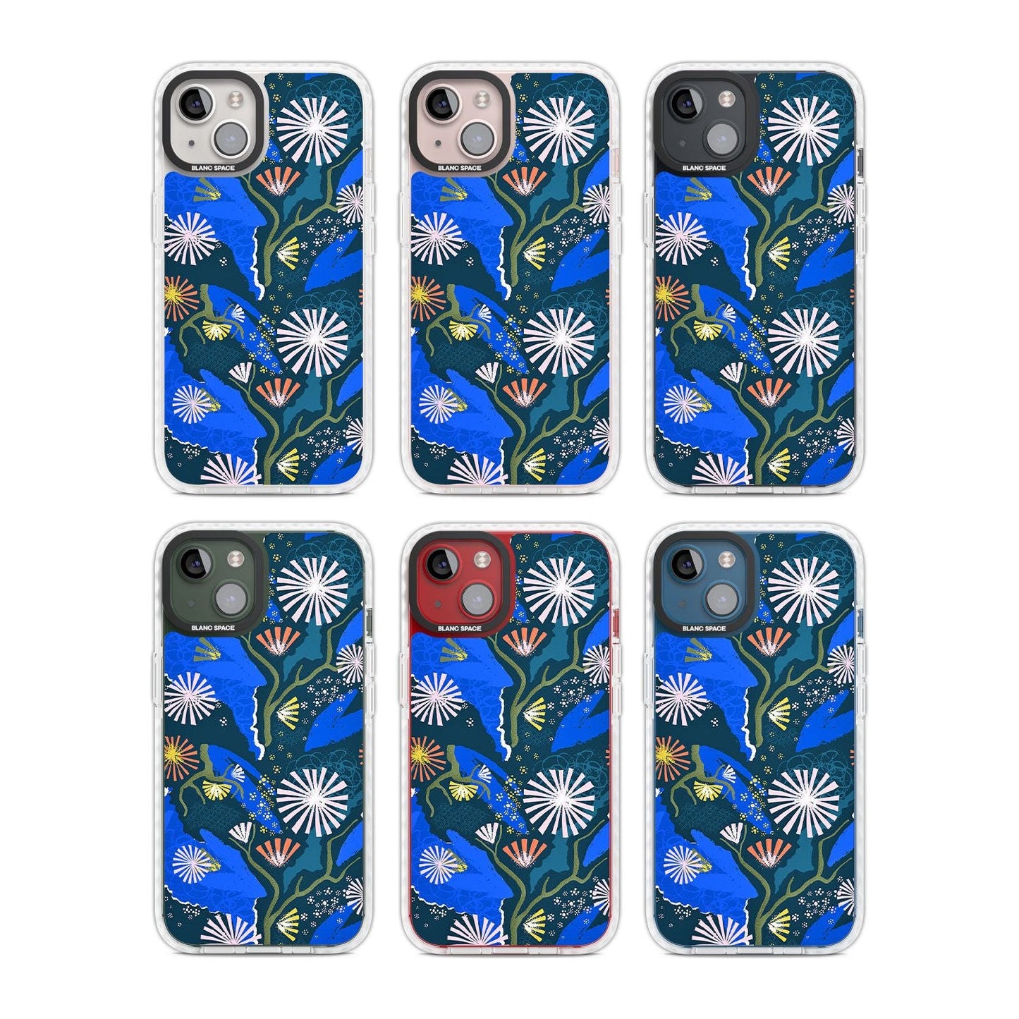 Dark Botanicals Abstract Pattern