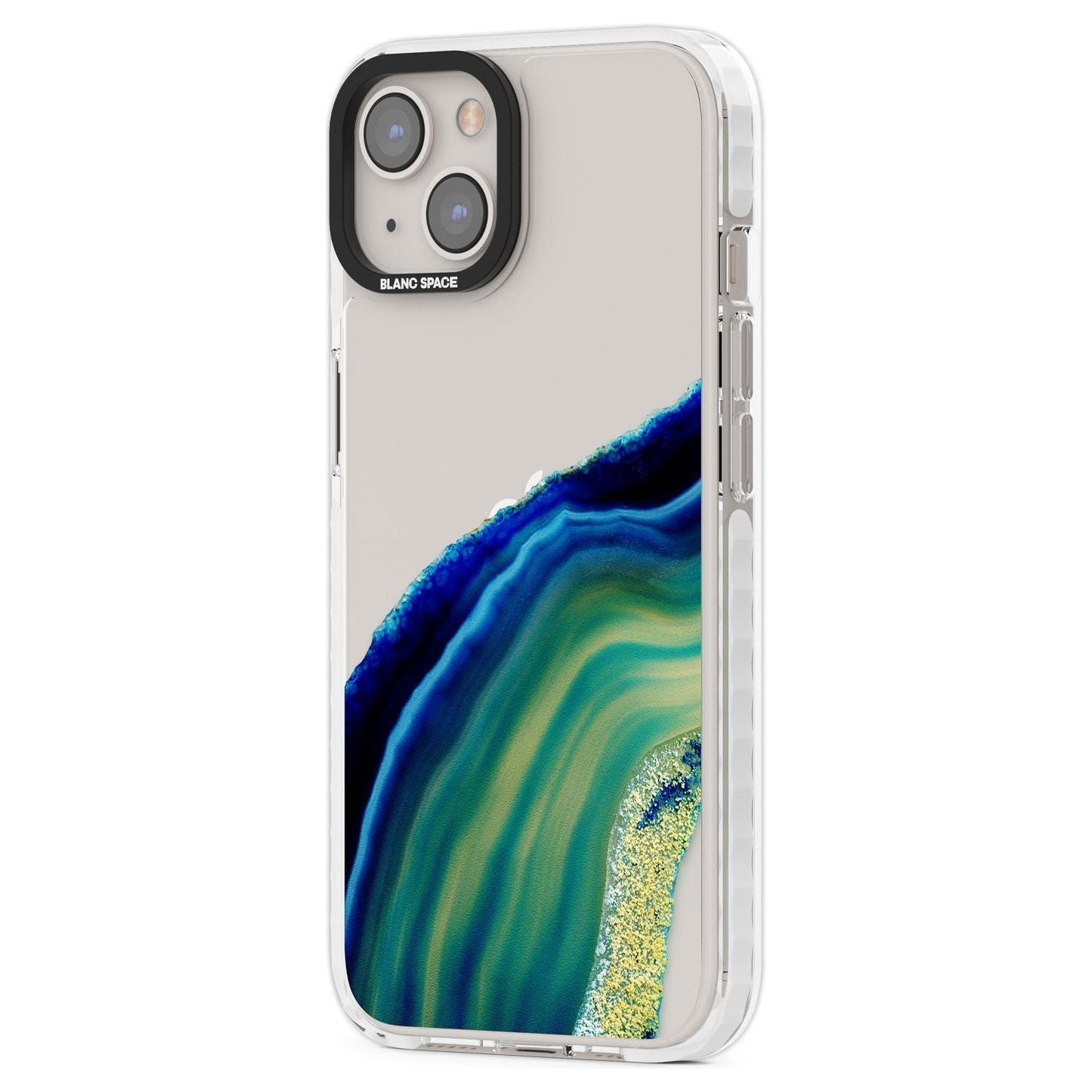 Grüne und blaue Smaragd-Geode