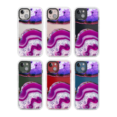 Tranche de cristal d'améthyste